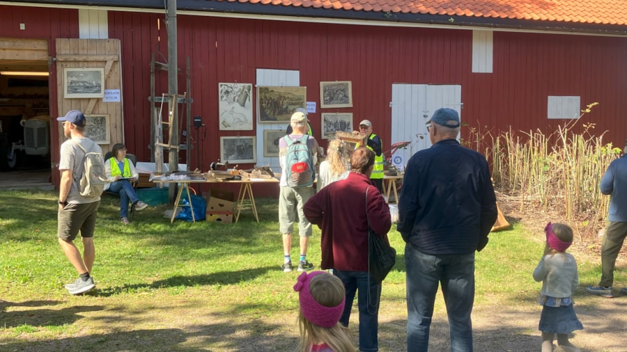 Mange utstillere i år.
