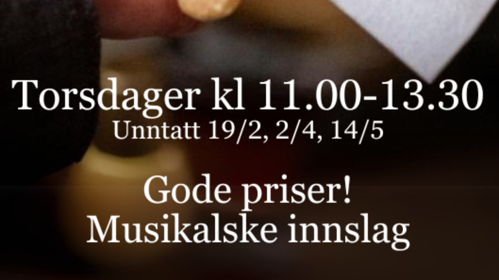 Info om dato og klokkeslett
