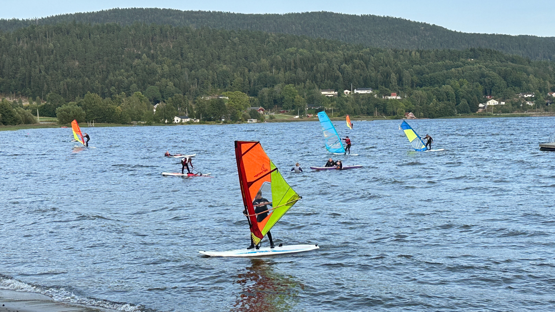 Windsurfin på Hernestangen