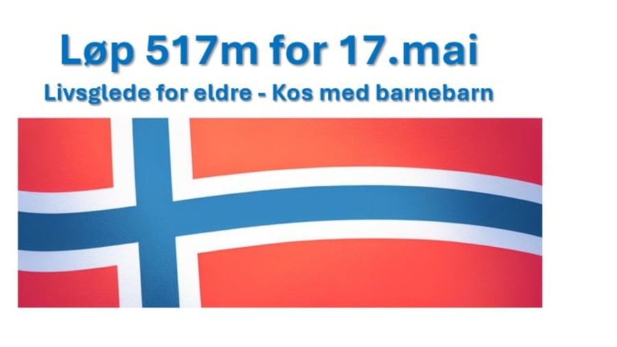 Løp 517 meter for 17. mai