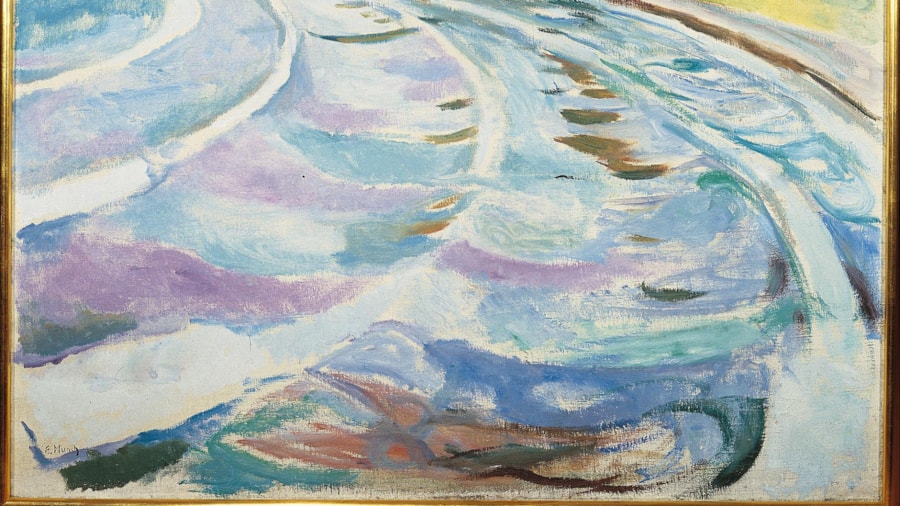Bølgen/Bølger 1919 Edvard Munch