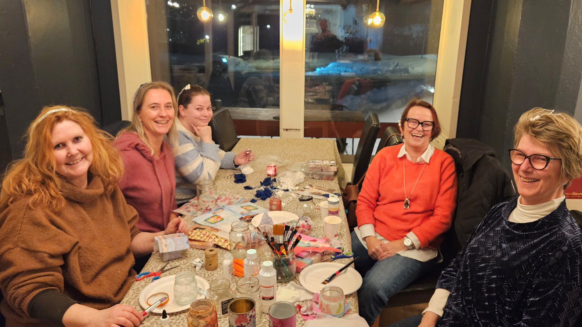 Glad og kreativ gjeng!