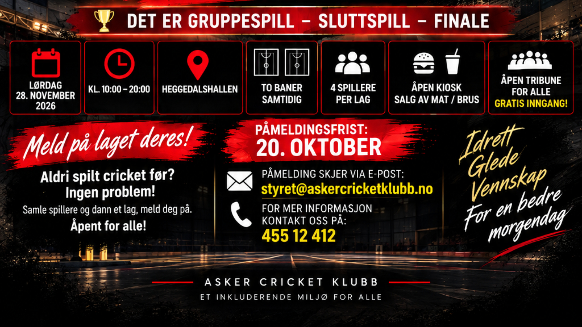 Asker cricket skole