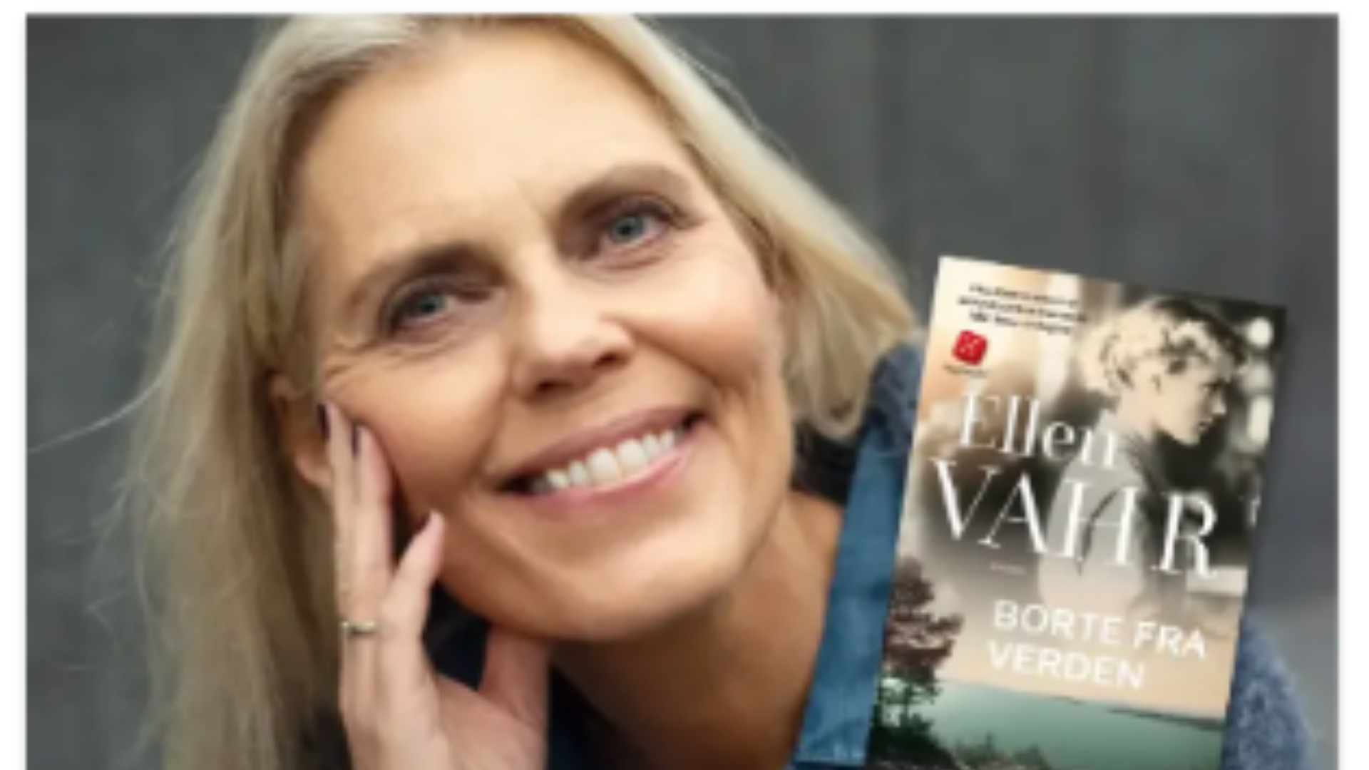 Ellen Vahr og hennes nye bok, borte fra verden