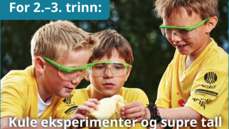 Barn gjør eksperimenter
