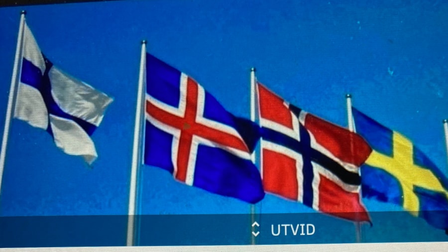 Noen nordiske flagg
