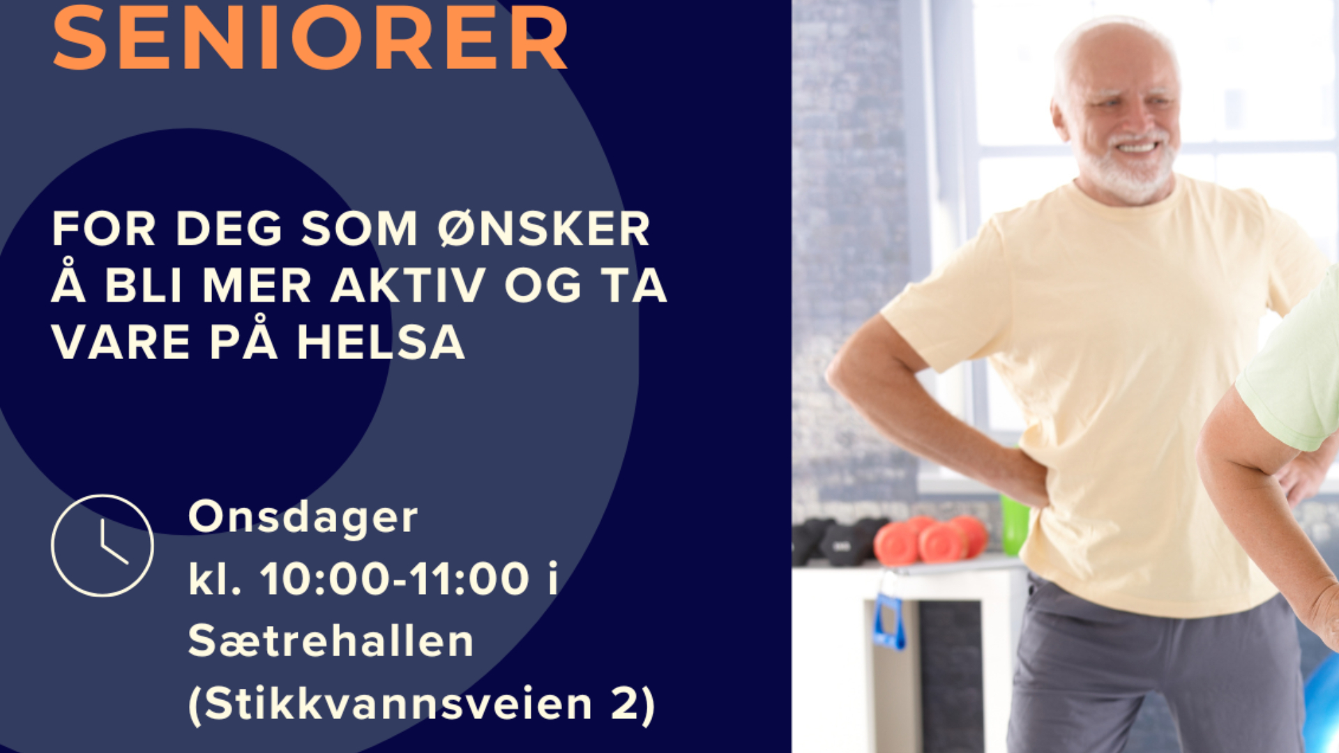 Plakat for arrangement