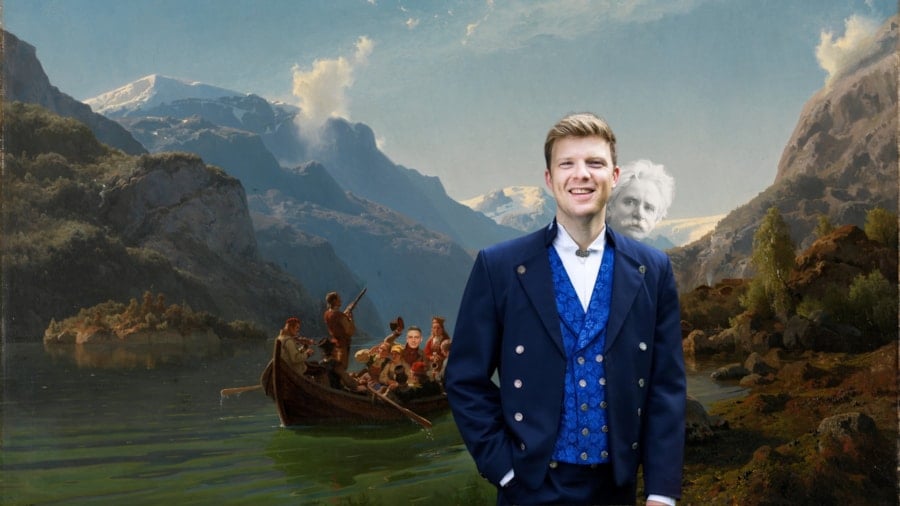 Thormod Rønning Kvam i bunad