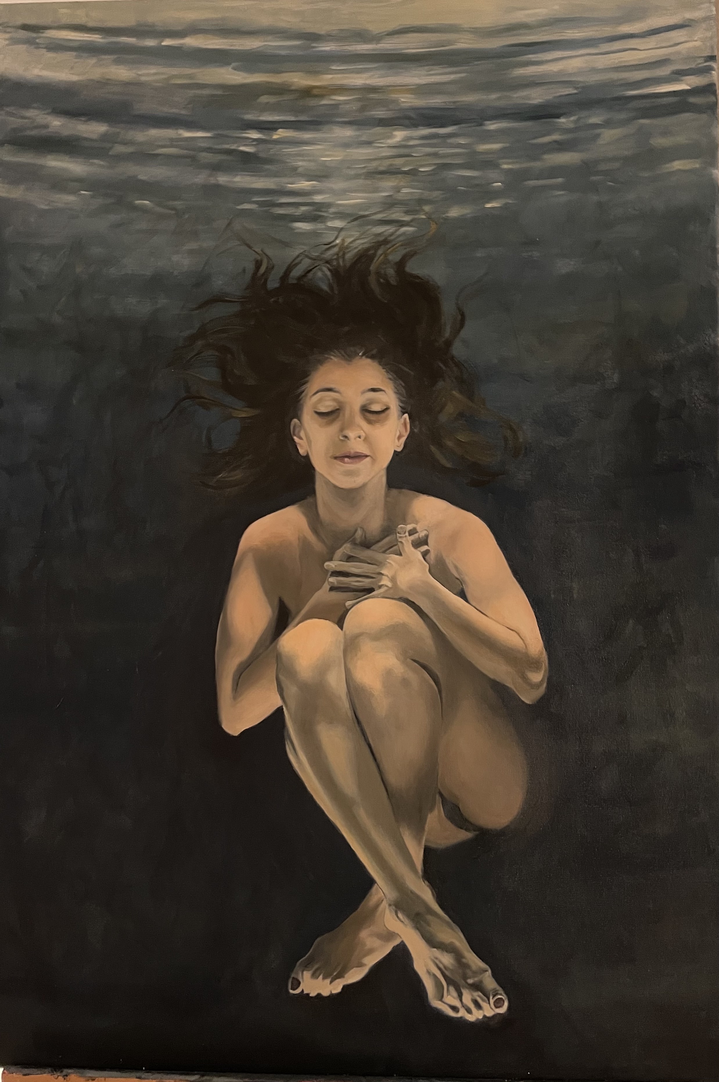 Synkende kvinne bilde