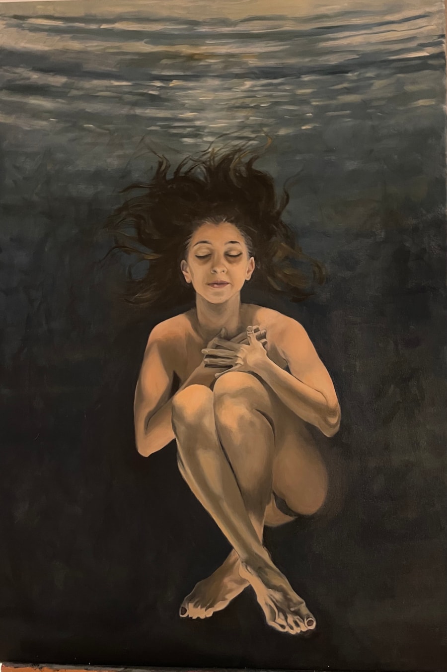 Synkende kvinne bilde