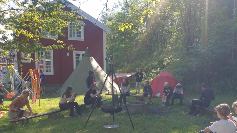 Matpause på DNT Sjåførboligen
