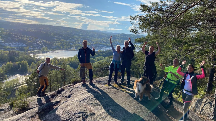 Glad turgjeng fra DNT Aktiv Asker Syd på Engenekollen