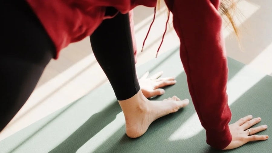 Pilates på matte