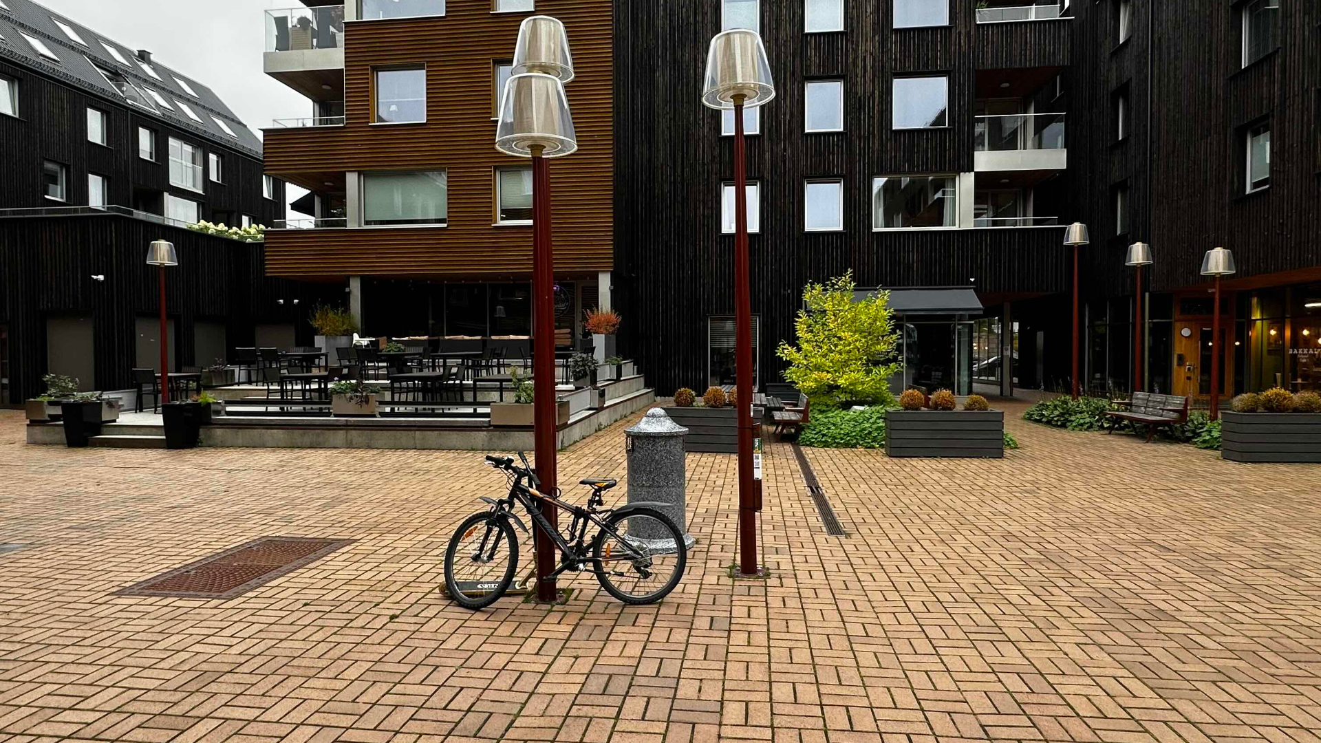 Sykkel på torget
