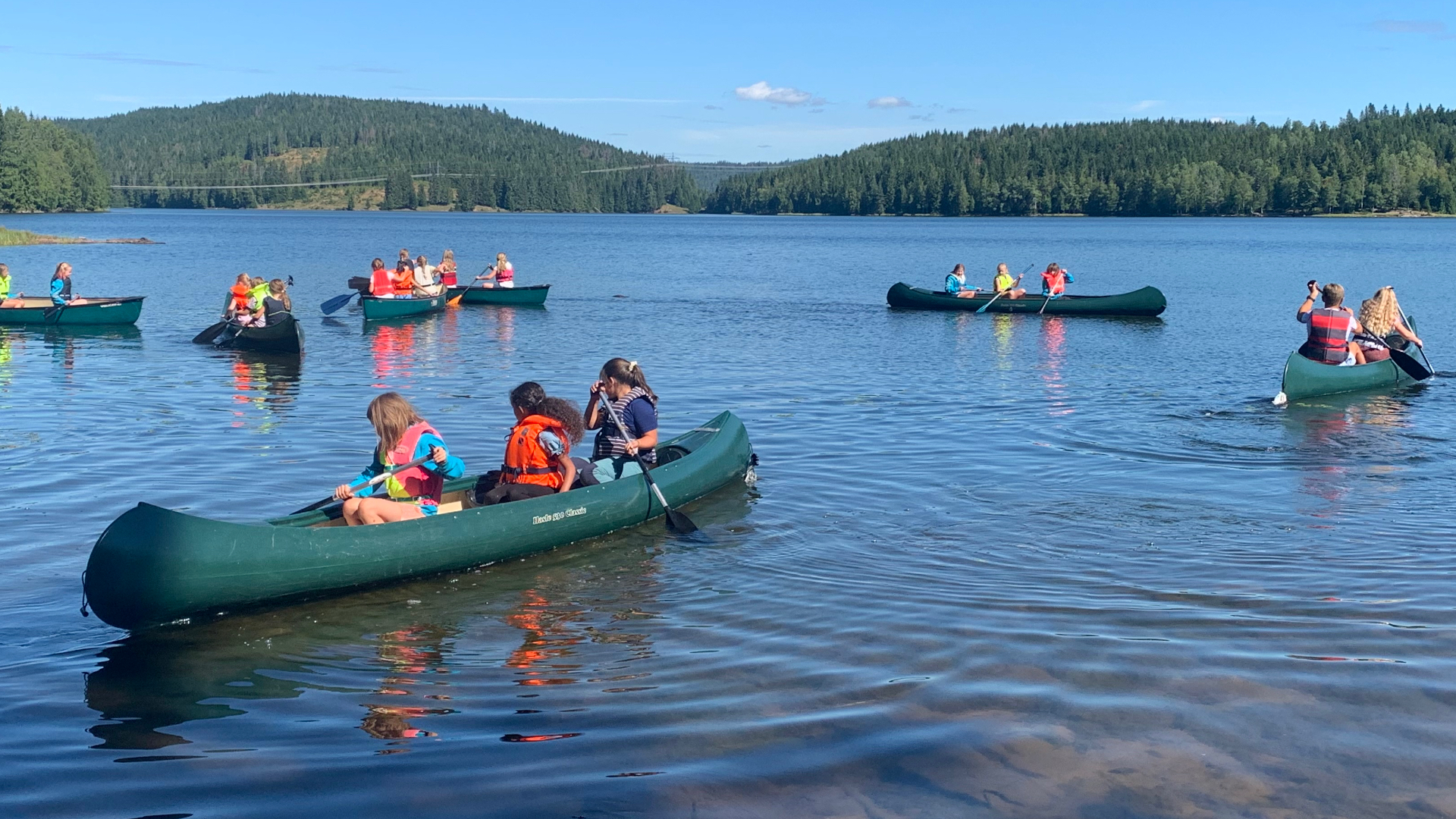 Kano på Friluftscamp