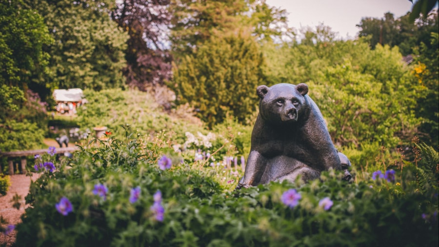 Skulptur i museumshagen