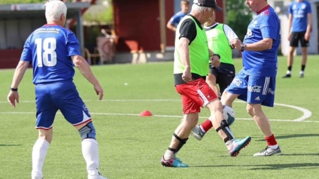 Treningsøkt gåfotball