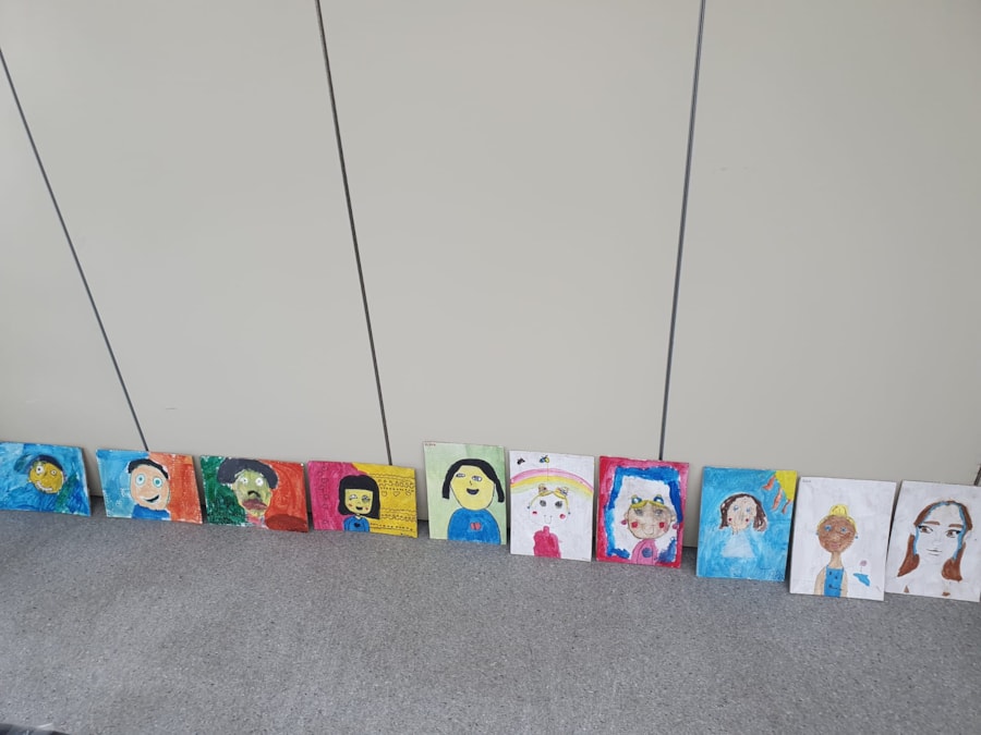 Malerier laget av barn