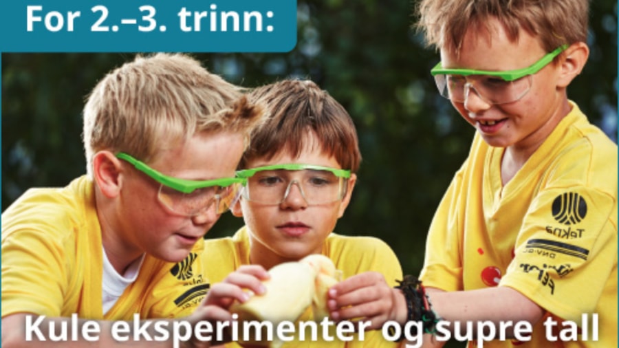 Barn gjør eksperimenter