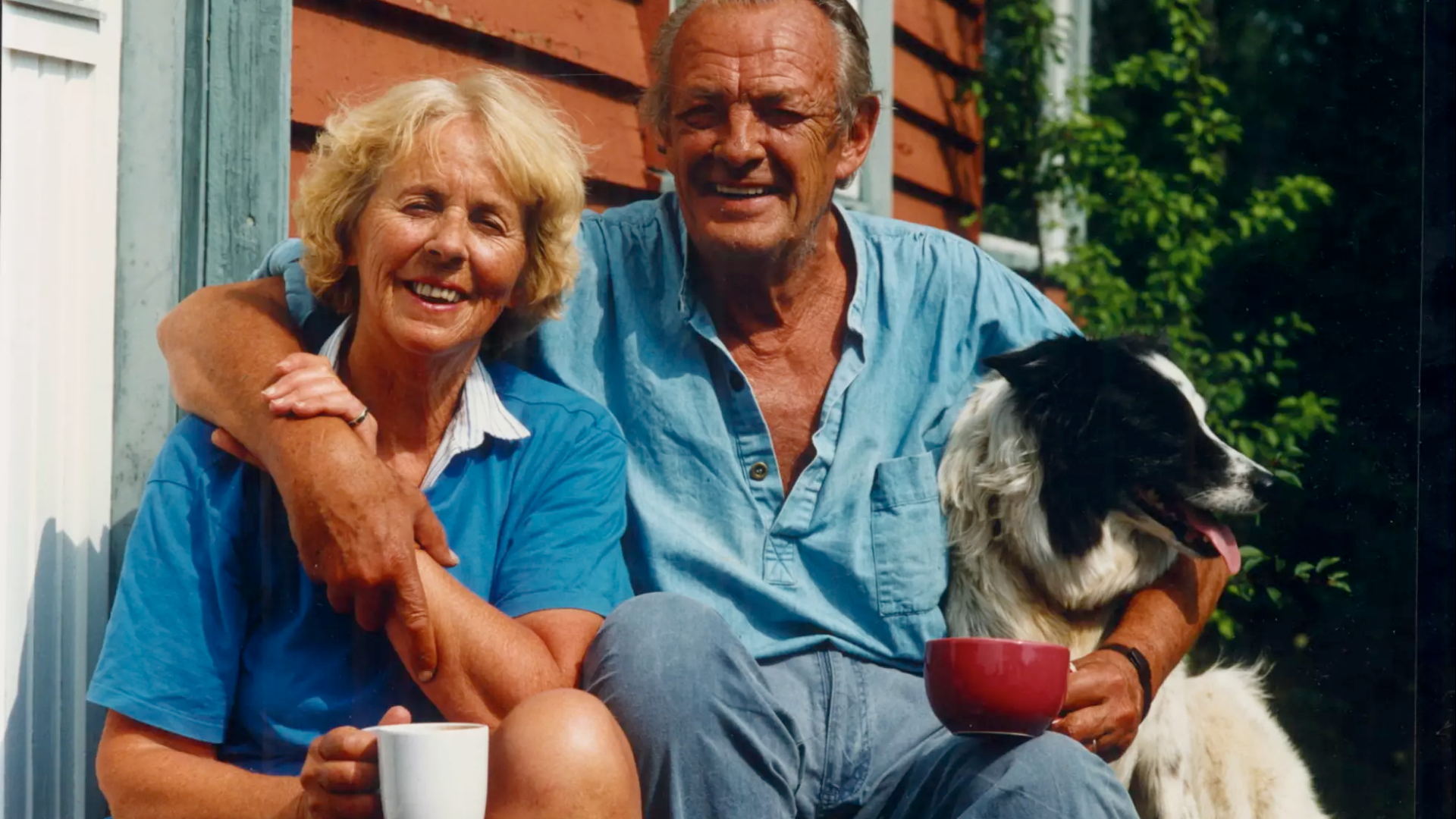 Han trivdes i Asker med sin Tove og barna