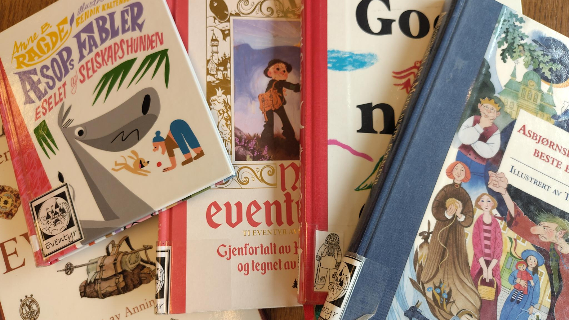 Ulike eventyrbøker