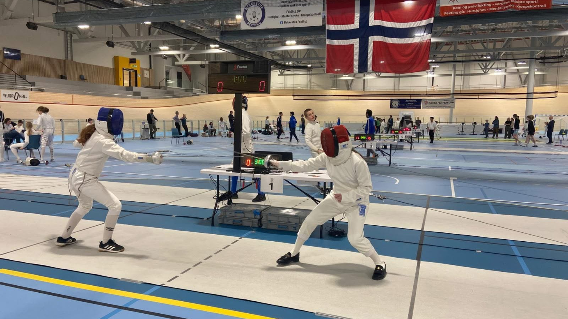 Bilde fra konkurranse i Velodromen