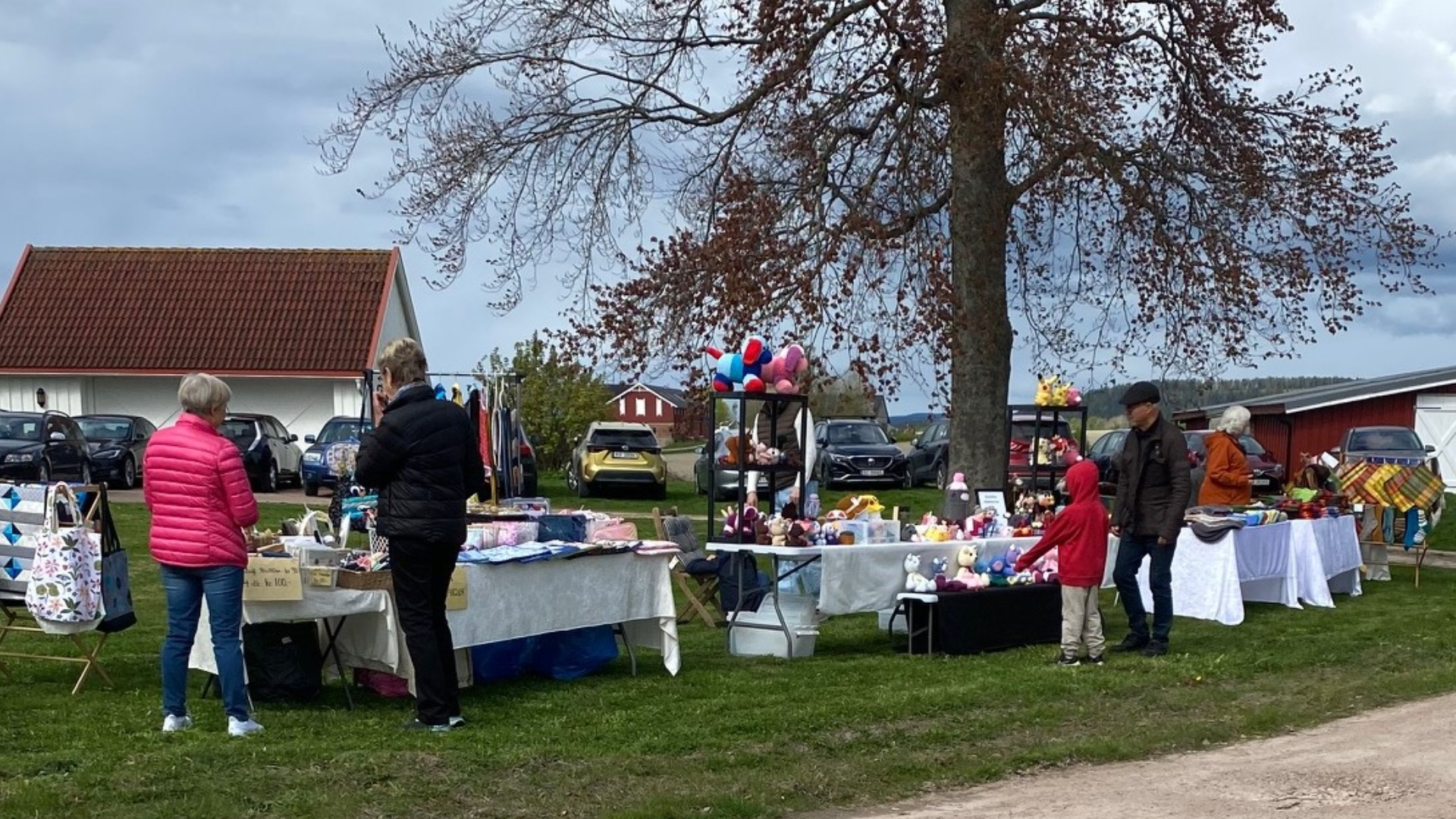 Fra en markedsdag