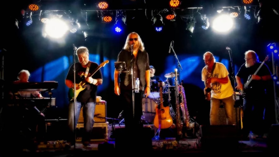 Band på scenen