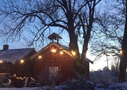 Engelsrud gård kveldsbilde