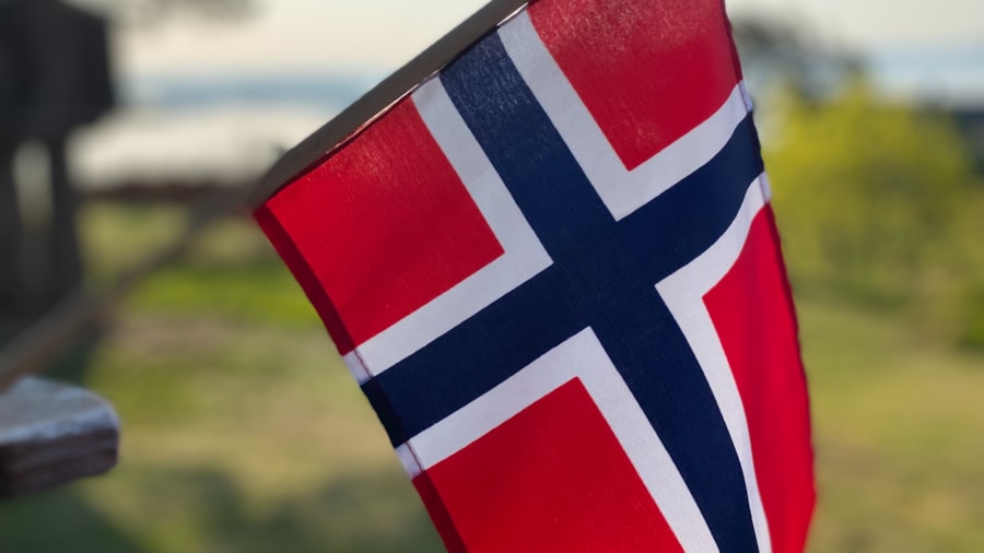 bilde av det norske flagg