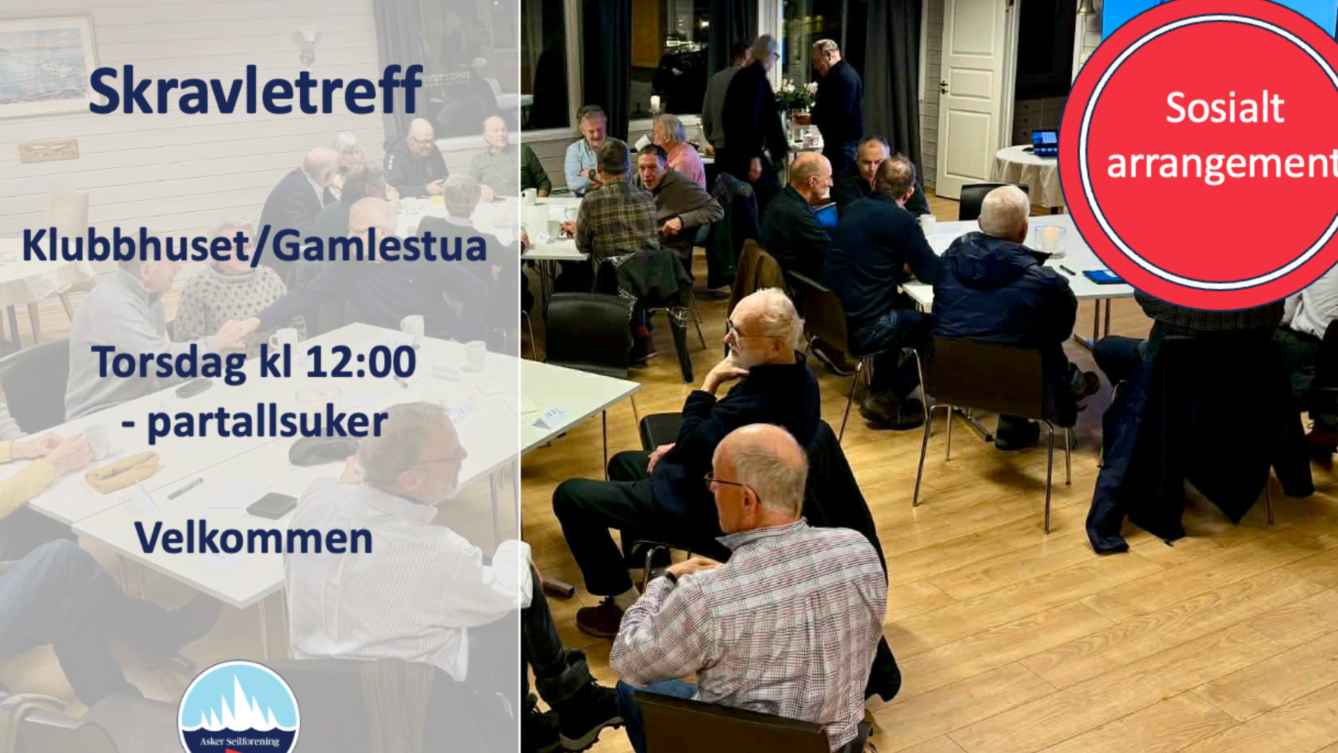 Sosial kveld gjennomført i januar 2026 